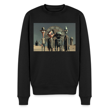 Pünktlich zu spät – Die seltsame Gesellschaft |  Männer Premium Pullover - Schwarz