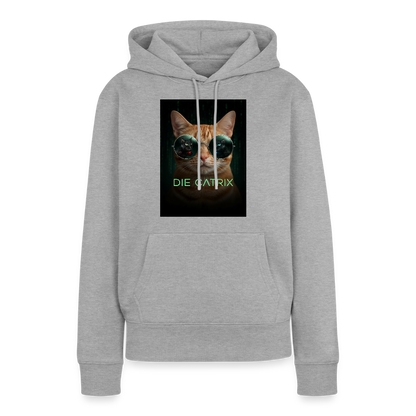 Die Catrix – Krümel erwacht | Frauen Premium Hoodie - Grau meliert
