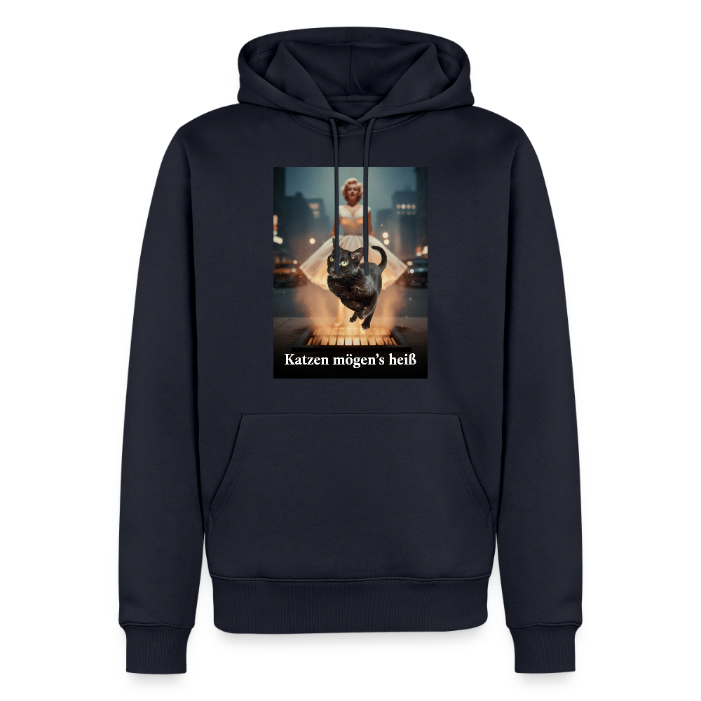 Katzen mögen’s heiß | Männer Premium Hoodie - Navy