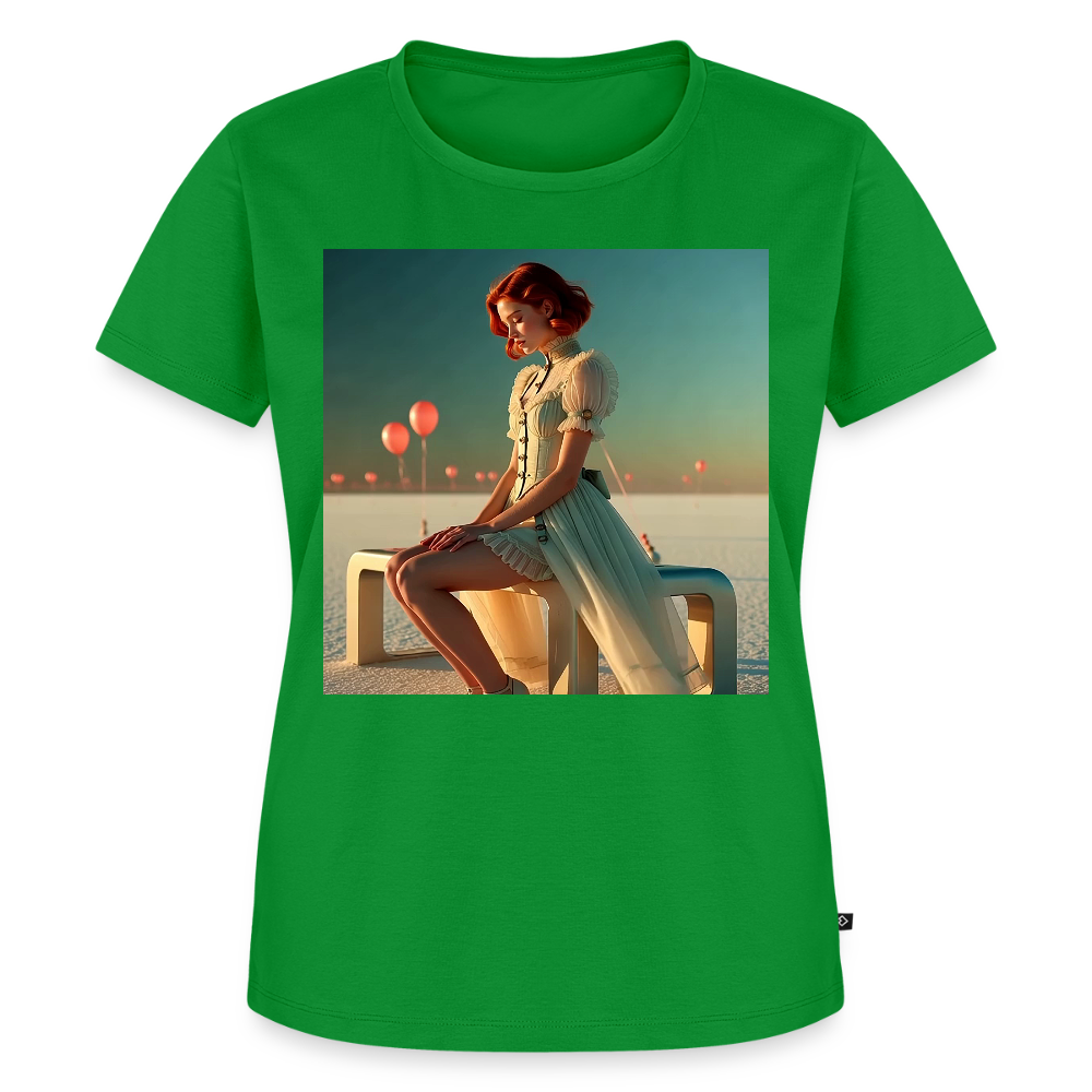 Leise Gedanken bei lauter Farben | Frauen Premium T-Shirt - Grün