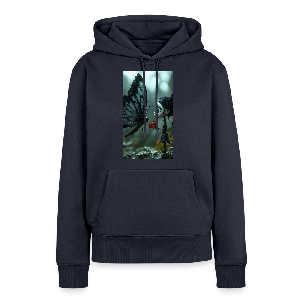 Mut für einen Moment | Frauen Premium Hoodie - Navy