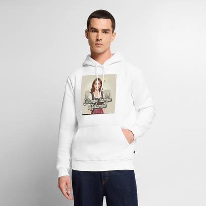 E Lambe, lambe, uffelambe – Alemannischer Geistesblitz | Männer Premium Hoodie - Weiß