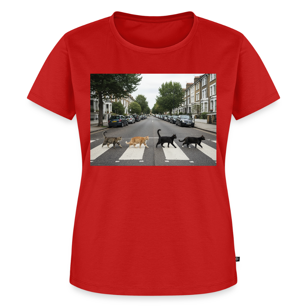 The Purrfect Crossing – Wir waren vor der Band da | Frauen Premium T-Shirt - Rot