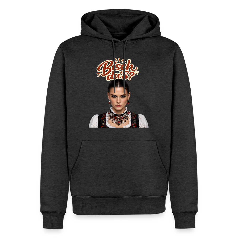 Schwarzwaldstolz – Sie weiß, wer sie isch | Männer Premium Hoodie - Anthrazit meliert