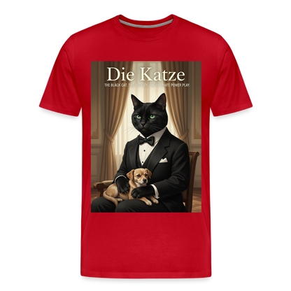 Die Katze – Krümel regelt das | Männer Premium T-Shirt - Rot