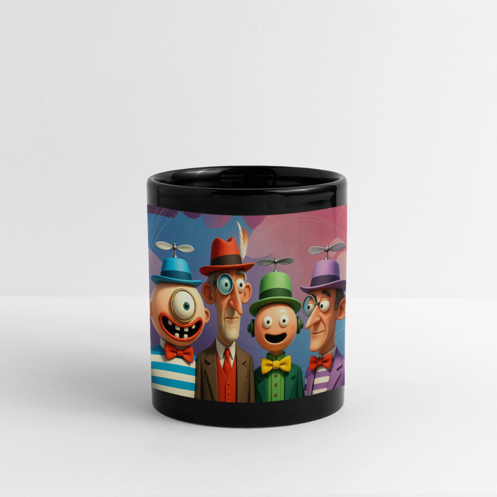 Gedankenkreise auf Hochtouren | Tasse einfarbig - Schwarz