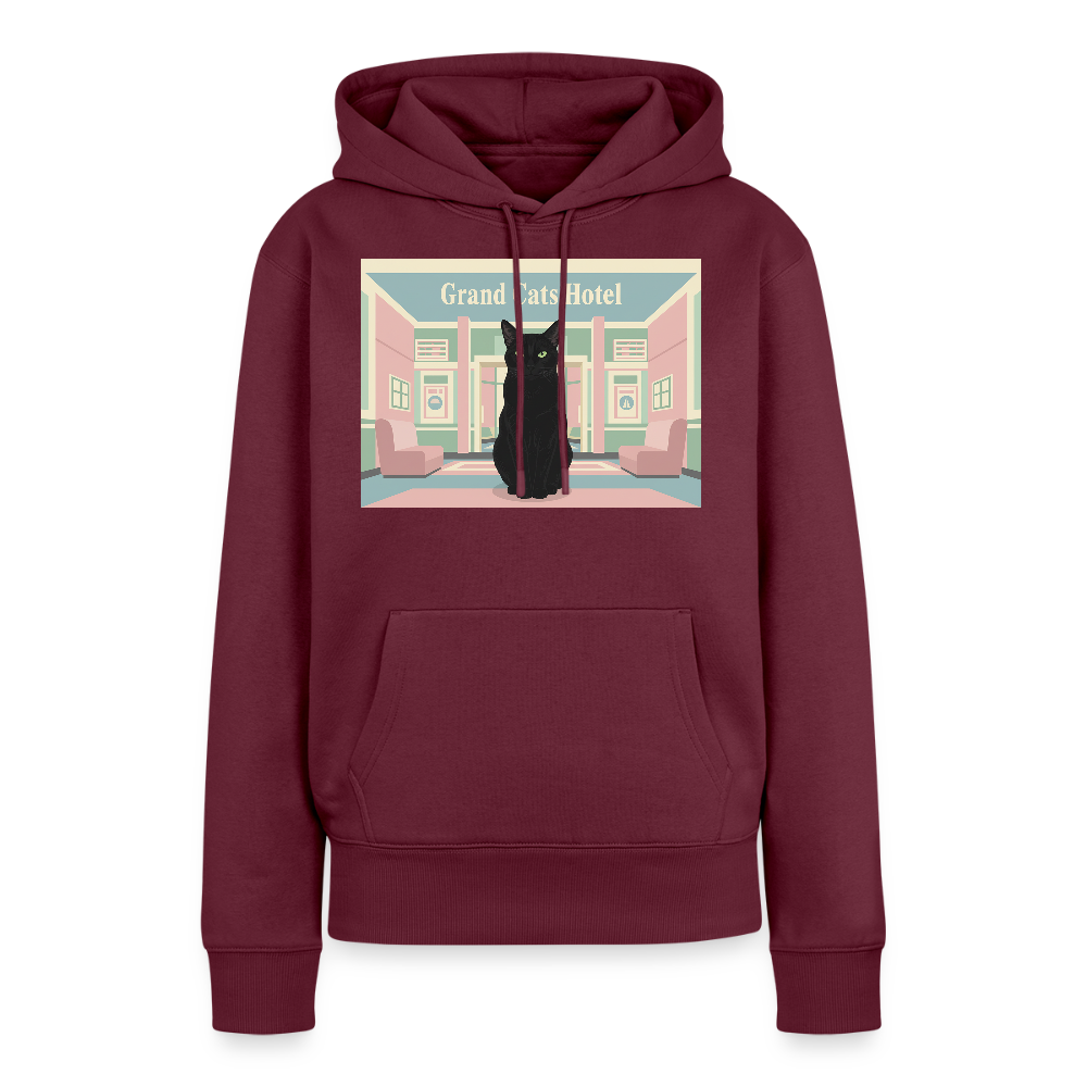 Grand Hotel Krümel | Frauen Premium Hoodie - Burgunderrot