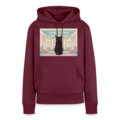 Grand Hotel Krümel | Frauen Premium Hoodie - Burgunderrot