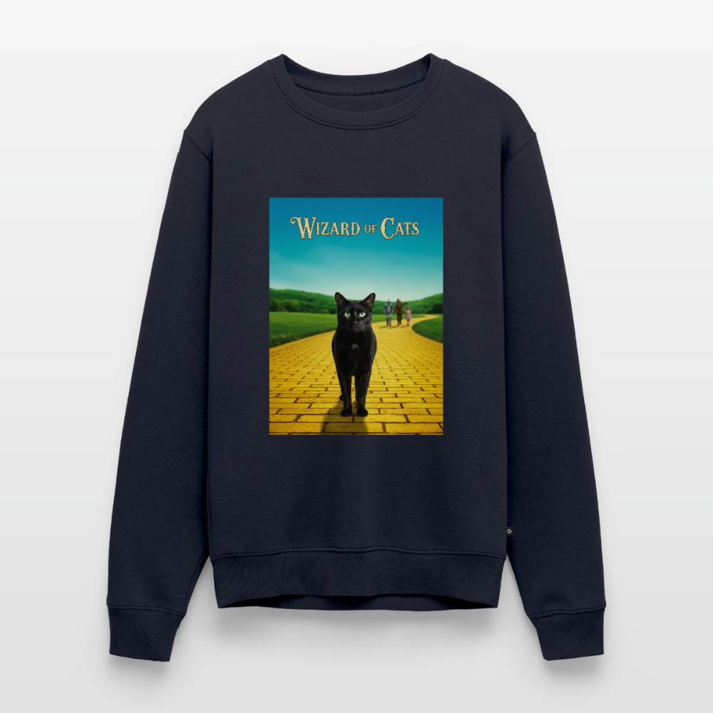 Wizard of Cats – Der gelbe Weg gehört Krümel |  Männer Premium Pullover - Navy
