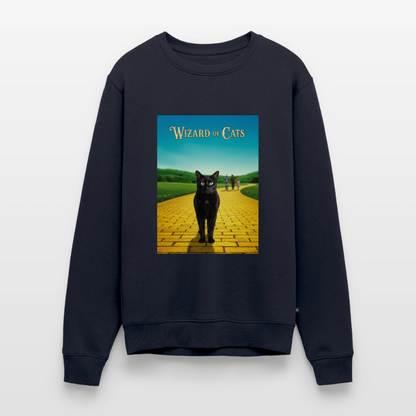 Wizard of Cats – Der gelbe Weg gehört Krümel |  Männer Premium Pullover - Navy