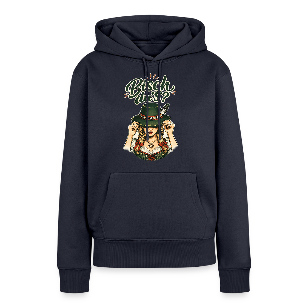Bisch du’s? – Der Blick sagt alles | Frauen Premium Hoodie - Navy