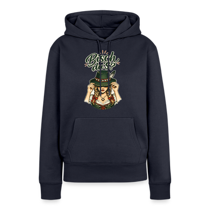 Bisch du’s? – Der Blick sagt alles | Frauen Premium Hoodie - Navy