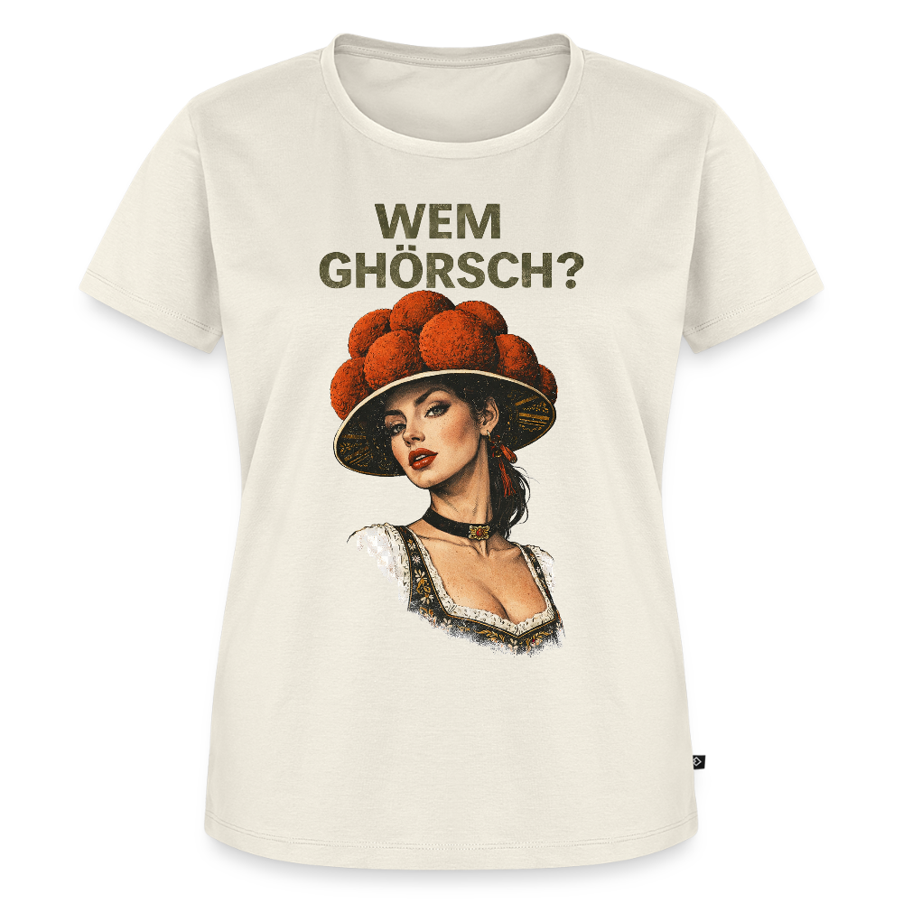 Wem ghörsch? – Schwarzwald Edition | Frauen Premium T-Shirt - Naturweiß
