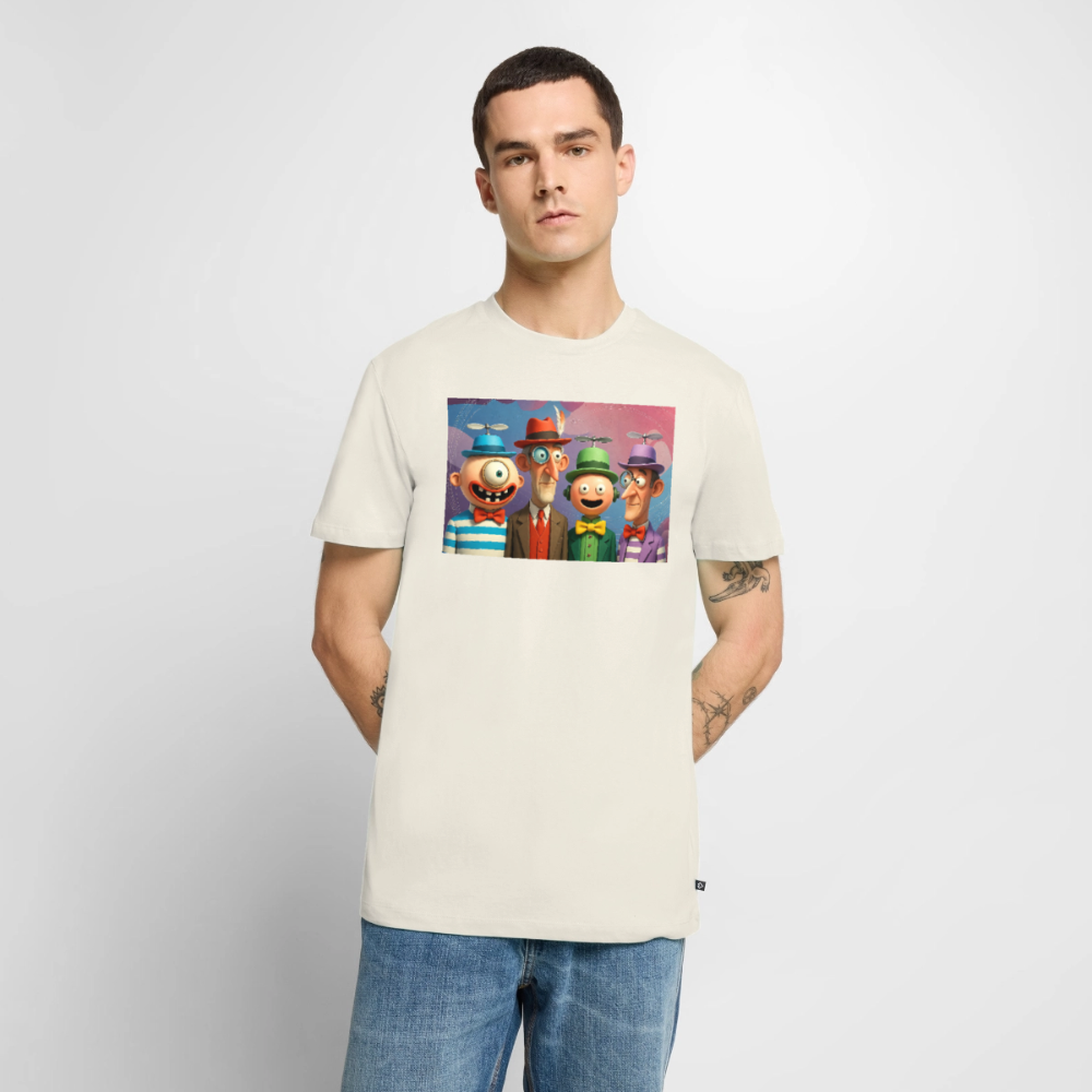 Gedankenkreise auf Hochtouren | Männer Premium T-Shirt - Naturweiß