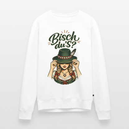 Bisch du’s? – Der Blick sagt alles |  Männer Premium Pullover - Weiß