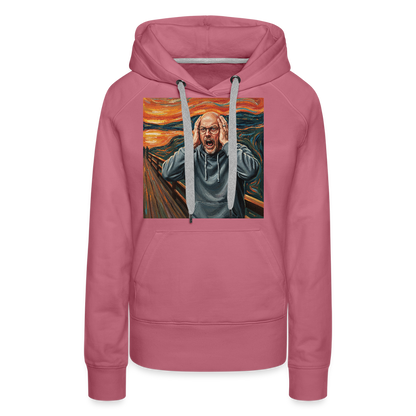 Der Schrei… wenn es wirklich reicht | Frauen Premium Hoodie - Malve
