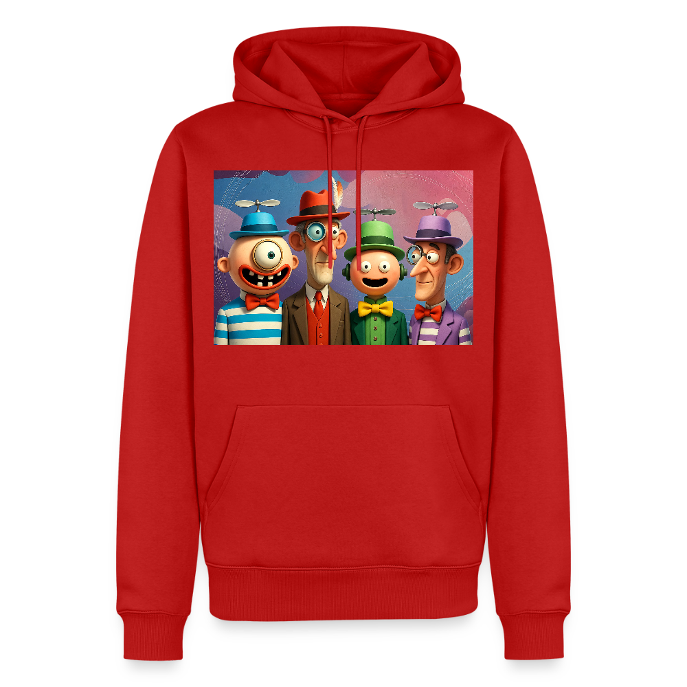 Gedankenkreise auf Hochtouren | Männer Premium Hoodie - Rot