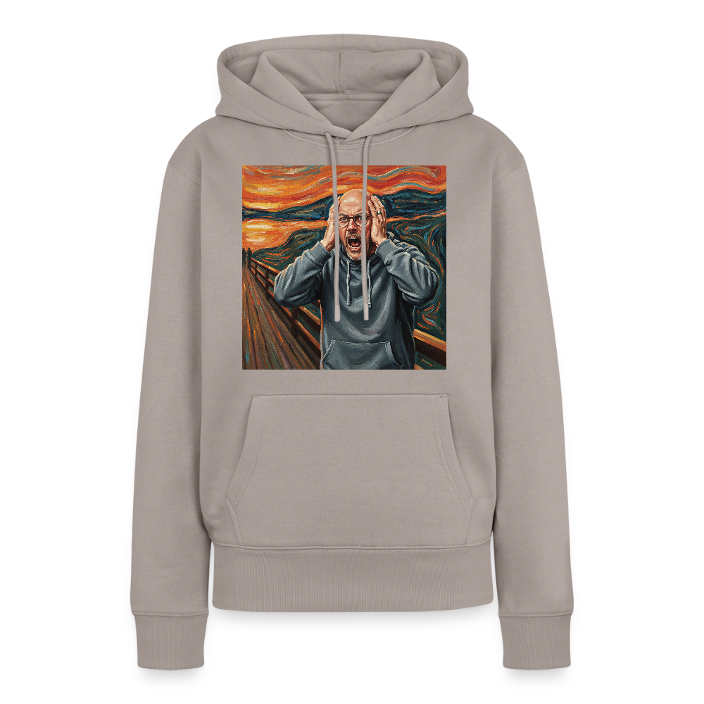 Der Schrei… wenn es wirklich reicht | Frauen Premium Hoodie - Taupe