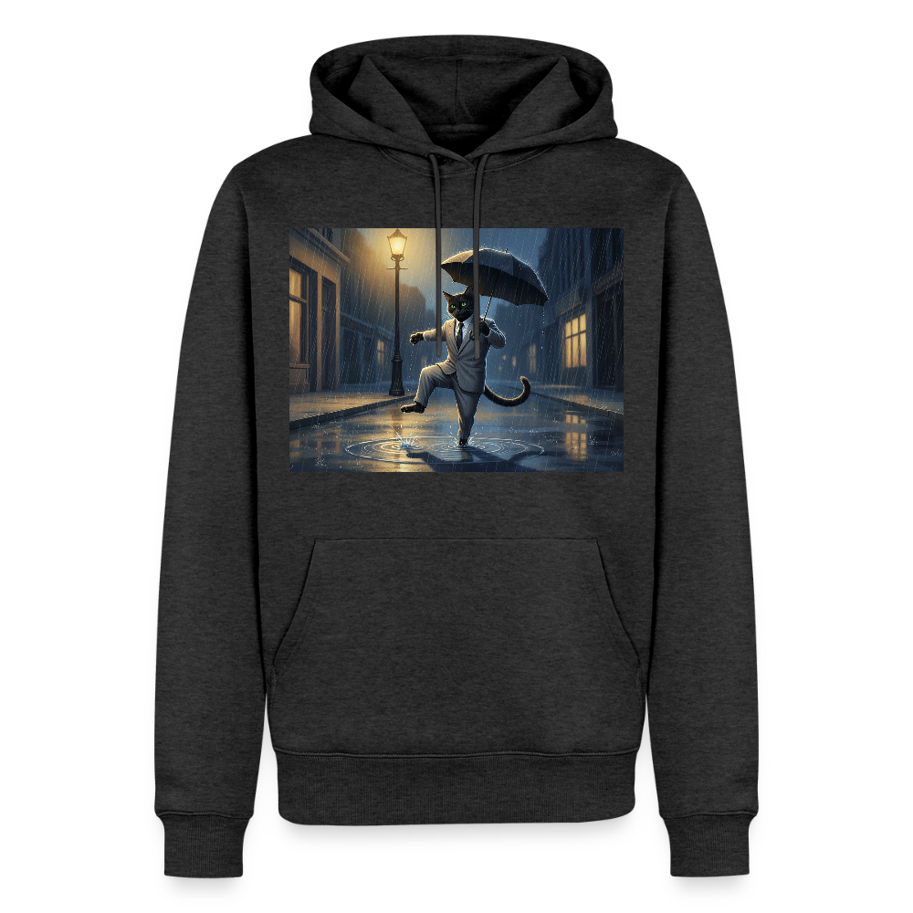 Krümel tanzt im Regen | Männer Premium Hoodie - Anthrazit meliert