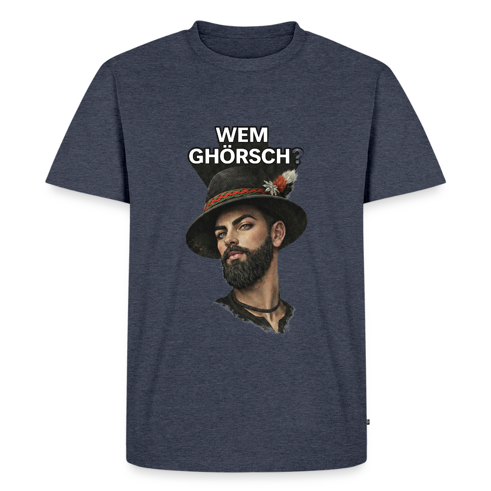 Wem ghörsch? – Alemannische Klärung | Männer Premium T-Shirt - Jeansblau 