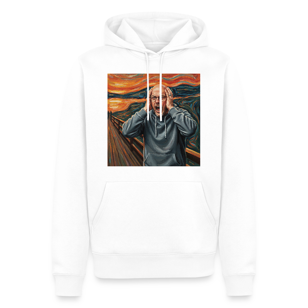 Der Schrei… wenn es wirklich reicht | Männer Premium Hoodie - Weiß