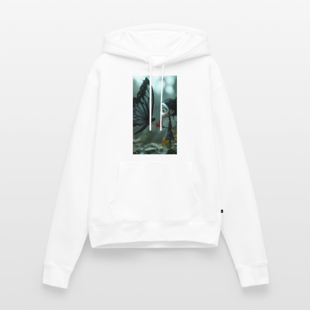 Mut für einen Moment | Frauen Premium Hoodie - Weiß