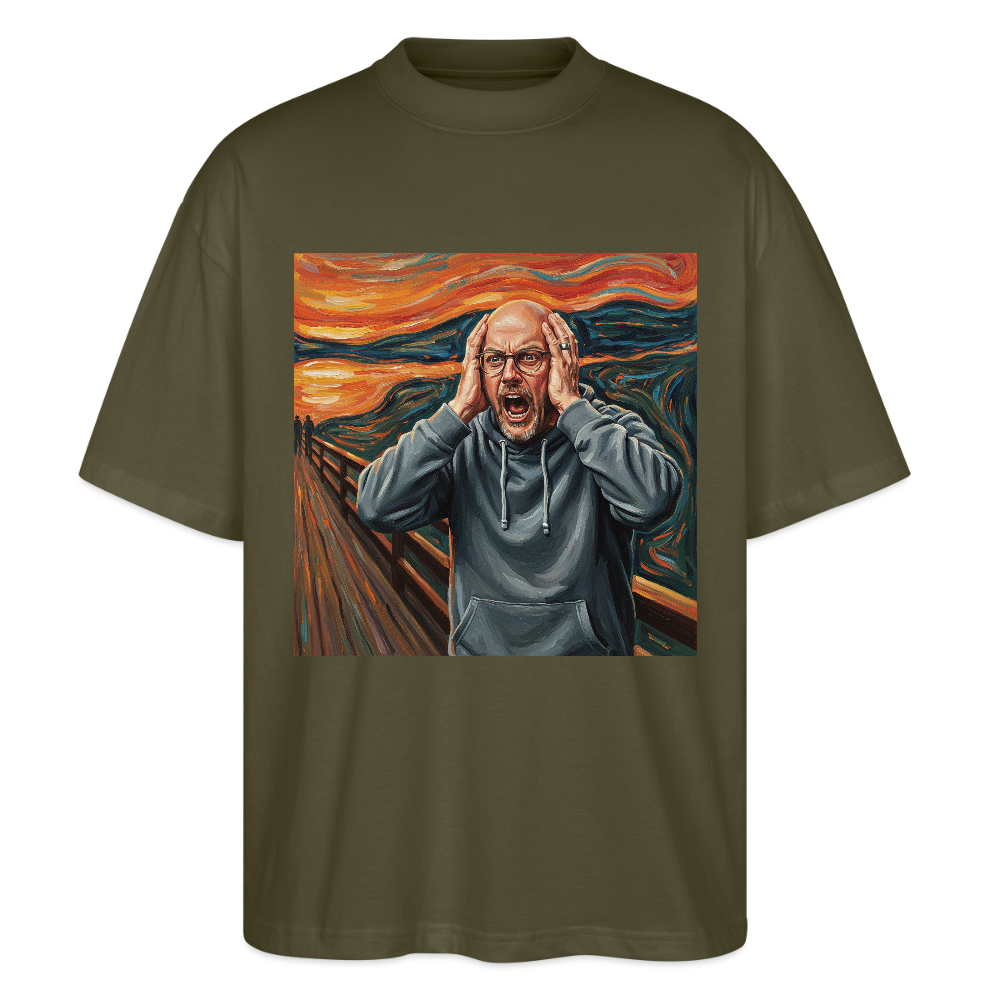 Der Schrei… wenn es wirklich reicht | Stanley/Stella Oversized Unisex Bio T-Shirt Blaster - Khaki