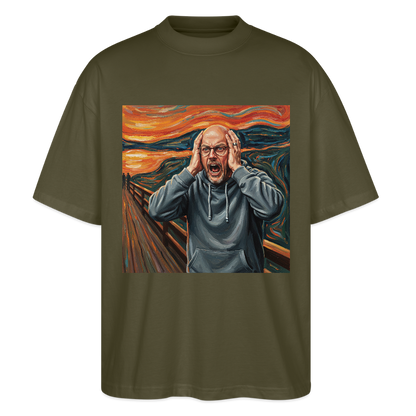 Der Schrei… wenn es wirklich reicht | Stanley/Stella Oversized Unisex Bio T-Shirt Blaster - Khaki