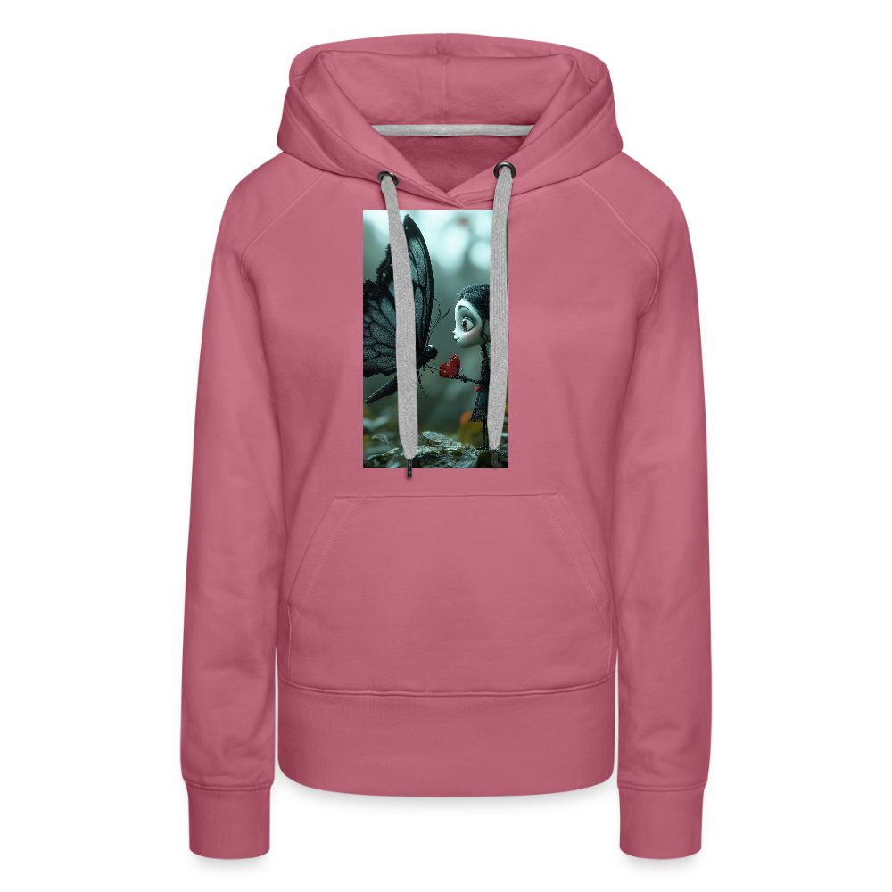 Mut für einen Moment | Frauen Premium Hoodie - Malve
