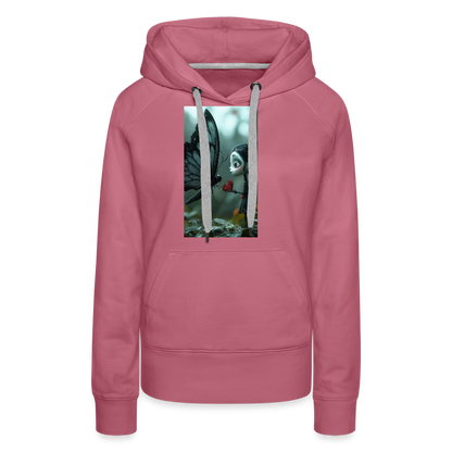 Mut für einen Moment | Frauen Premium Hoodie - Malve