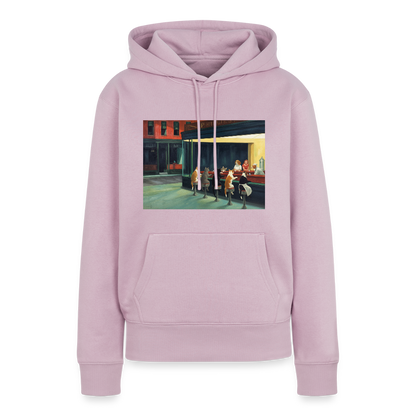 Wenn Hopper Katzen gemalt hätte | Frauen Premium Hoodie - Altrosa