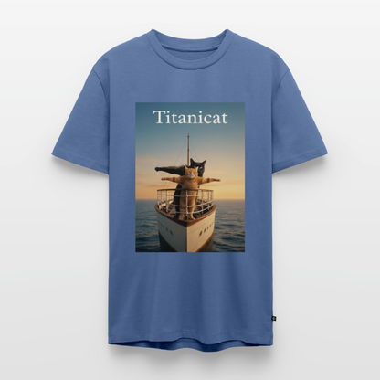 Titanicat – Ich bin der König der Kratzbäume | Männer Premium T-Shirt - Taubenblau