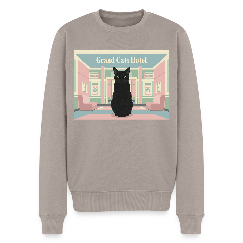 Grand Hotel Krümel |  Männer Premium Pullover - Taupe