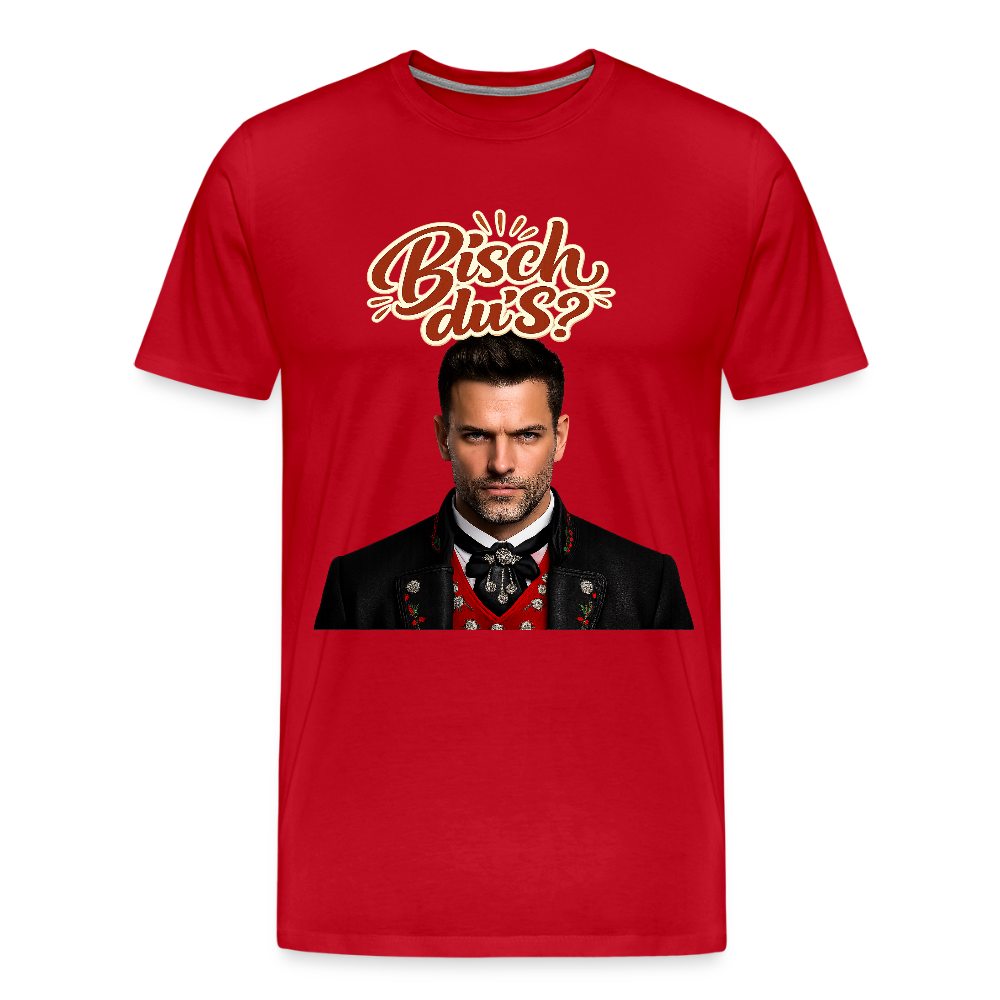 Bisch du’s? – Schwarzwaldkerl | Männer Premium T-Shirt - Rot