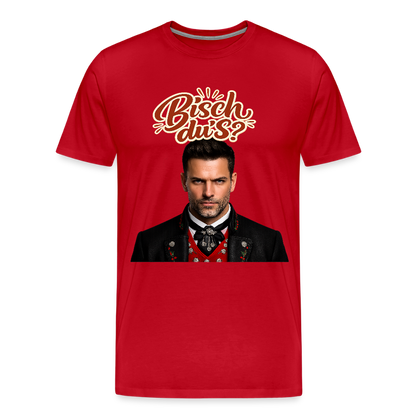 Bisch du’s? – Schwarzwaldkerl | Männer Premium T-Shirt - Rot