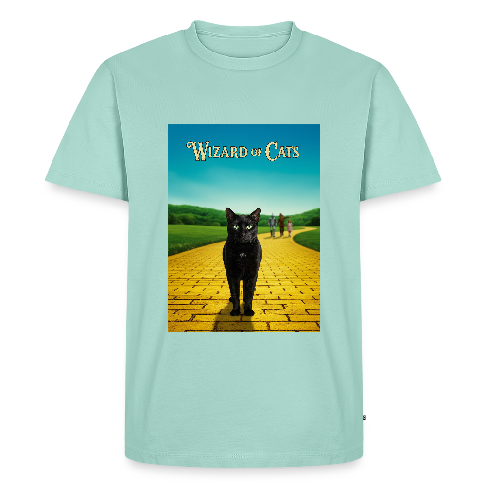 Wizard of Cats – Der gelbe Weg gehört Krümel | Männer Premium T-Shirt - Mint 