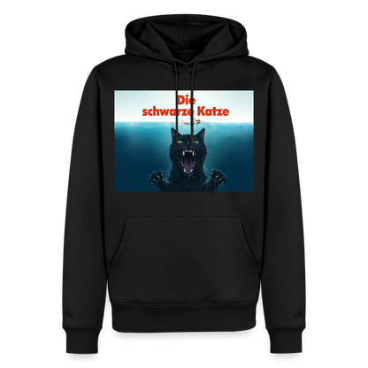 Die schwarze Katze - Krümel taucht auf | Männer Premium Hoodie - Schwarz