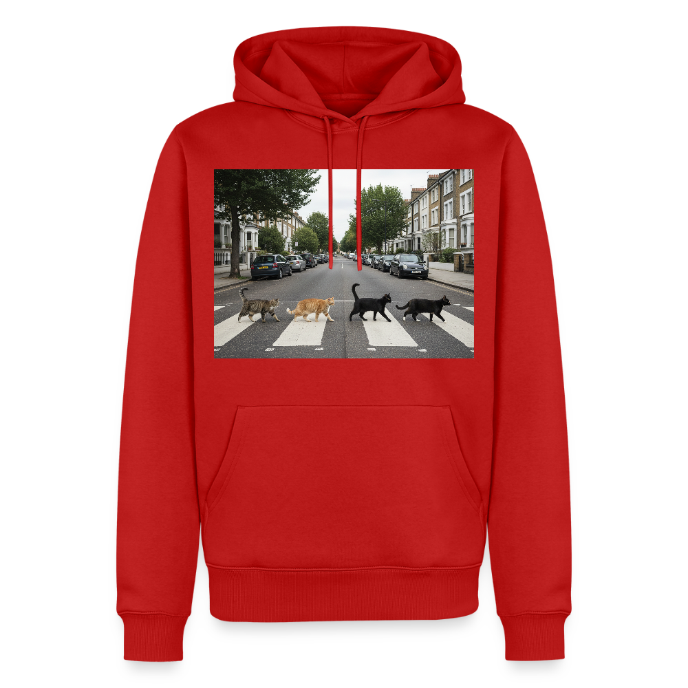 The Purrfect Crossing – Wir waren vor der Band da | Männer Premium Hoodie - Rot