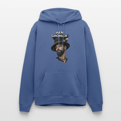 Wem ghörsch? – Alemannische Klärung | Männer Premium Hoodie - Taubenblau