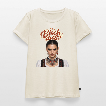 Schwarzwaldstolz – Sie weiß, wer sie isch | Frauen Premium T-Shirt - Naturweiß