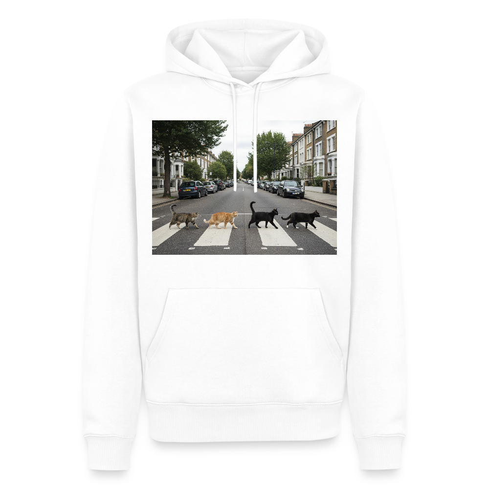 The Purrfect Crossing – Wir waren vor der Band da | Männer Premium Hoodie - Weiß