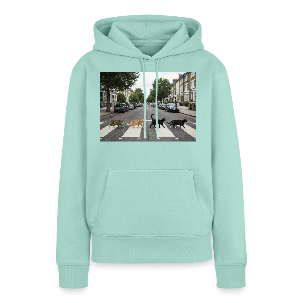 The Purrfect Crossing – Wir waren vor der Band da | Frauen Premium Hoodie - Mint 