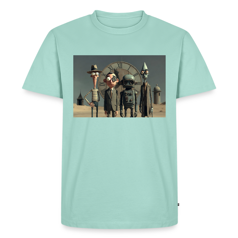 Pünktlich zu spät – Die seltsame Gesellschaft | Männer Premium T-Shirt - Mint 