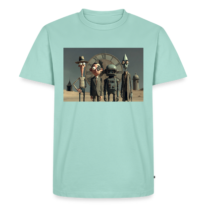 Pünktlich zu spät – Die seltsame Gesellschaft | Männer Premium T-Shirt - Mint 