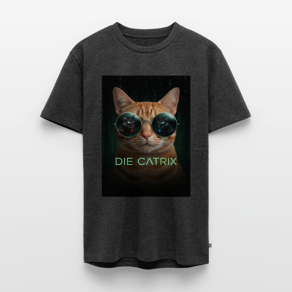 Die Catrix – Krümel erwacht | Männer Premium T-Shirt - Anthrazit meliert