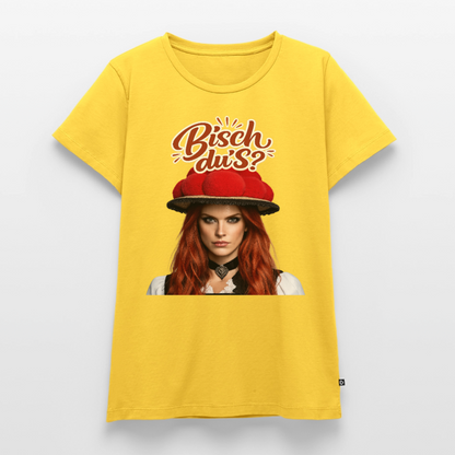 Bisch du’s? – Schwarzwaldmädel | Frauen Premium T-Shirt - Gelb