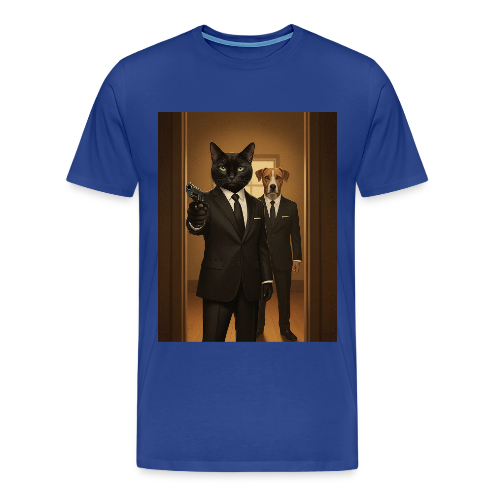 Krümel – Say Meow Again | Männer Premium T-Shirt - Königsblau