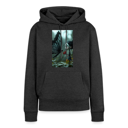Mut für einen Moment | Frauen Premium Hoodie - Anthrazit meliert