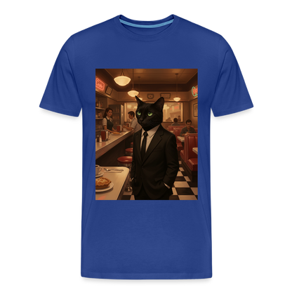 Krümel – Royale mit Pfote | Männer Premium T-Shirt - Königsblau