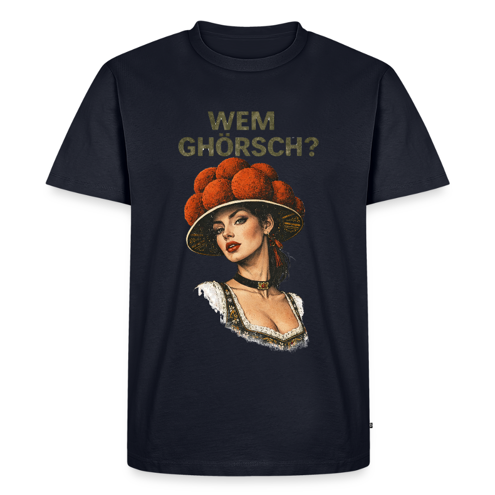 Wem ghörsch? – Schwarzwald Edition | Männer Premium T-Shirt - Navy